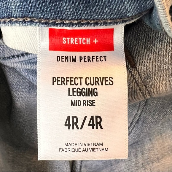 Hollister Jeans 1 R Ultra High Rise Mom Jean Vintage Stretch Patch Distressed - Picture 4 of 9